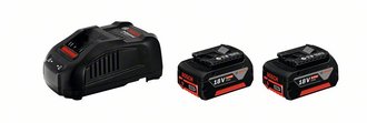 Základná súprava 2× GBA 18V 5.0Ah + GAL 1880 CV