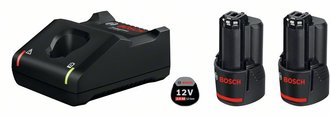Základná súprava 2× GBA 12V 2.0Ah + GAL 12V-40