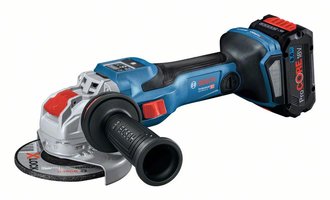 Akumulátorová uhlová brúska BITURBO s X-LOCK GWX 18V-15 SC