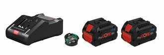 Základná súprava 2× ProCORE18V 8.0Ah + GAL 18V-160 C + GCY 42