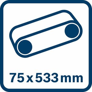 Pásová brúska GBS 75 AE
