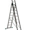 Rebrík trojdielny univerzálny s úpravou na schody 7810 PROFI