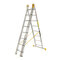 Hliníkový rebrík trojdielny univerzálny 8608 PROFI PLUS