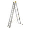 Hliníkový rebrík trojdielny univerzálny 8612* PROFI PLUS