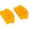 Plastová pätka F-7325 žltá