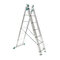 Rebrík trojdielny univerzálny s úpravou na schody 7807 PROFI