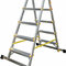 Schodíky obojstranné hliníkové so stabilizátorom 4-stupňové HOBBY