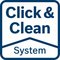 Systém Click &amp; Clean – 3 veľké výhody; Jasný p