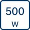 Menovitý príkon 500 W
