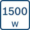 Menovitý príkon 1 500 W