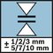 Accuracy 1/2/3/5/7/10 mm; Presnosť ±1/2/3/5/7/10 m