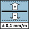 Presnosť nivelácie 1 mm/m; Presnosť nivelácie ±1 m