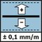 Presnosť nivelácie 1 mm/m; Presnosť nivelácie ±1 m