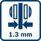 Hrúbka reťaze 1,3 mm