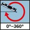 Rozsah merania uhla 0° – 360°; Rozsah merania uhla