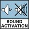 Sound Activation; Akustické vyrovnávanie úrovne s 