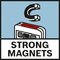 Strong Magnets; Silné magnety na lepšie upevnenie