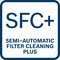 Jednoduché a pohodlné čistenie filtra; stlačením t