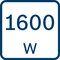 Menovitý príkon 1 600 W