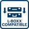 Rozmer zodpovedajúci kufrom L-BOXX umožňuje stabil