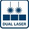 Presný duálny laser; precízny a intuitívny vďaka p