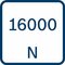 Ťažná sila 16 000