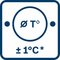 Presnosť merania IČ; ±1,0 °C plus odchýlka závislá