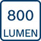 800 lúmenov