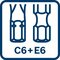 Vhodný na hroty C6 + E6