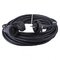 Vonkajší predlžovací kábel 20 m / 1 zásuvka / čierny / guma / 250 V / 2,5 mm2