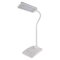 LED stolná lampa Eddy, biela