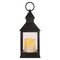 LED dekorácia – lampáš antik čierna blikajúca, 3x AAA, vnútorný, vintage, časovač