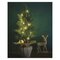 LED vianočný stromček, 52 cm, 3x AA, vnútorný, teplá biela, časovač