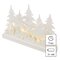LED dekorácia drevená – vianočná dedinka, 31 cm, 2x AA, vnútorná, teplá biela, časovač