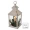 LED dekorácia – vianočný lampáš so sviečkou, 23 cm, 3x AAA, vnútorný, vintage