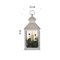 LED dekorácia – vianočný lampáš so sviečkou, 23 cm, 3x AAA, vnútorný, vintage