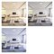 LED prisadené svietidlo, štvorec, strieborné, 28,5W, CCT