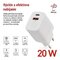 Univerzálny USB adaptér GaN do siete PD 20 W max.