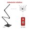 GoSmart LED stojaca lampa, čierna, 175 cm, teplá biela / RGBIC WiFi