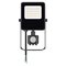 LED reflektor VISIO s pohybovým čidlom, 20 W, neutrálna biela, čierný