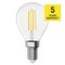 LED žiarovka Filament Mini Globe  A CLASS/ E14 / 3,8 W (60 W) / 806 lm / Neutrálna biela