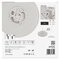 LED prisadené svietidlo DIONI, kruhové, biele, 18W, CCT