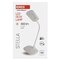 LED stolná lampa STELLA, biela