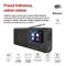 Prenosné rádio s Bluetooth, MP3, DAB / DAB+ / FM, čierne