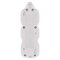 Predlžovací kábel 3 m / 2 zásuvky / s vypínačom / biely / PVC / 1 mm2