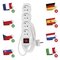 Predlžovací kábel 2 m / 4 zásuvky / s vypínačom / biely / PVC / 1 mm2