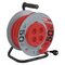 Predlžovací kábel na bubne 50 m / 4 zásuvky / čierny / PVC / 230 V / 1,5 mm2