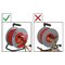 Predlžovací kábel na bubne 50 m / 4 zásuvky / čierny / PVC / 230 V / 1,5 mm2