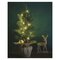 LED vianočný stromček, 52 cm, 3x AA, vnútorný, teplá biela, časovač
