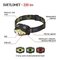 COB LED + LED čelovka P3536, 220 lm, 100 m, 3× AAA